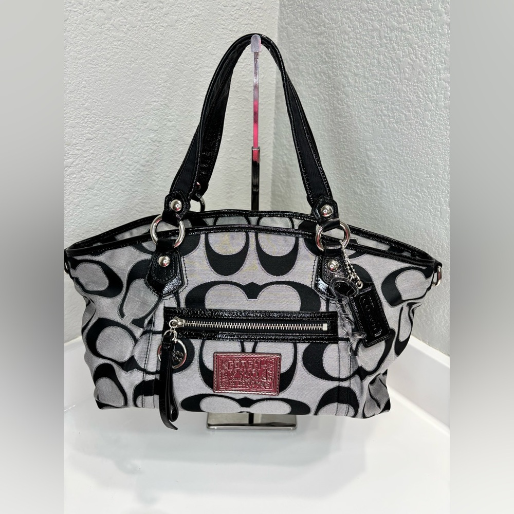 Coach Poppy Lurex Rocker Tote - Picture 3 of 17